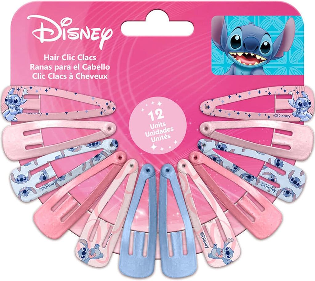 Disney Stitch Decorative Hair Clips 12pc